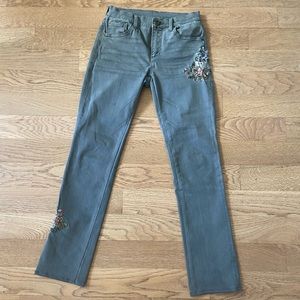 Driftwood Embroidered Jeans